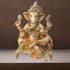 Brass Ganesh Ji God Idol Statue 2.86 Kg